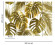 Skaben Fototapete Dschungel Palmen Gelb / Weiß Raum2