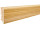 Skaben Premium Listwa przypodłogowa z litego drewna Cubus modern profil - 60 mm - dąb prawdziwy drewno uszczelnione