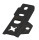 Skabenfix Zestaw standardowy Stal nierdzewna czarna - Klipsy tarasowe, wkręty, elementy dystansowe i końcówka profesjonalna TX20